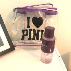 NWT Pink Body Mist Free Bag